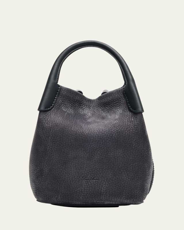 Bale Micro Grained Nubuck Shoulder Bag